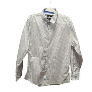 English Laundry Mens Button Up Shirt Multicolor Large 100% Cotton Long Sleeve